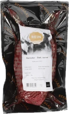 Stensaas Reinsdyr Stek Surret Ca 900g Kjøl