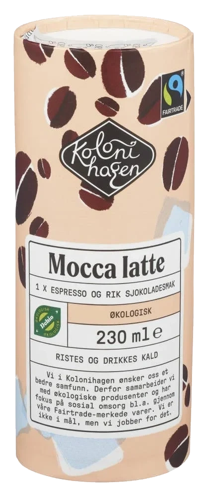 Økologisk iskaffe mocca