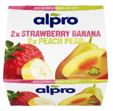Soyayoghurt Mixed Fruit 4x125g Alpro