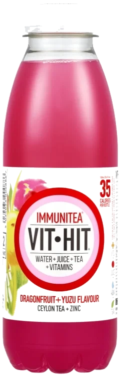 Vit Hit Immunitea Dragonfruit & Yuzu