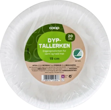 Dyp Tallerken 19cm Coop