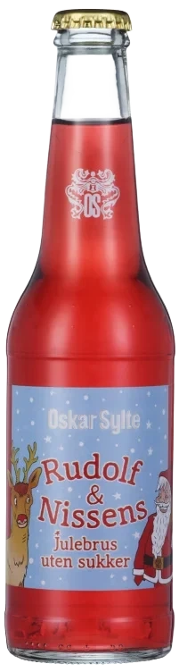Rudolf & Nissens Julebrus u/Sukker 0,33l flaske