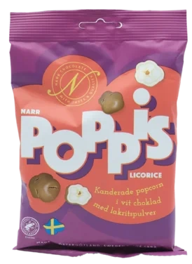 Narr Poppis Licorice 90g