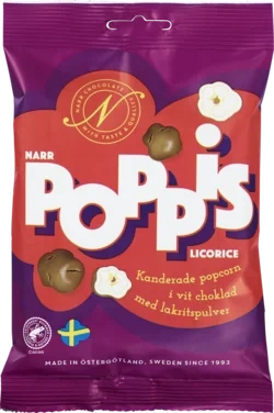 Narr Poppis Licorice 90g