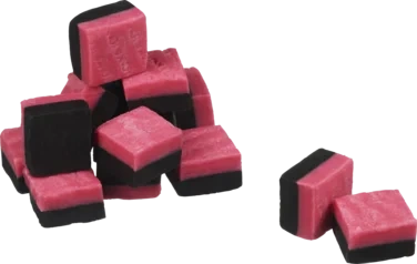 Fudge Lakris/bringebær 3,25kg Pb