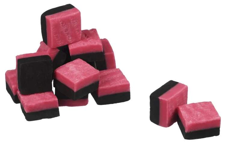 Fudge Lakris/bringebær 3,25kg Pb