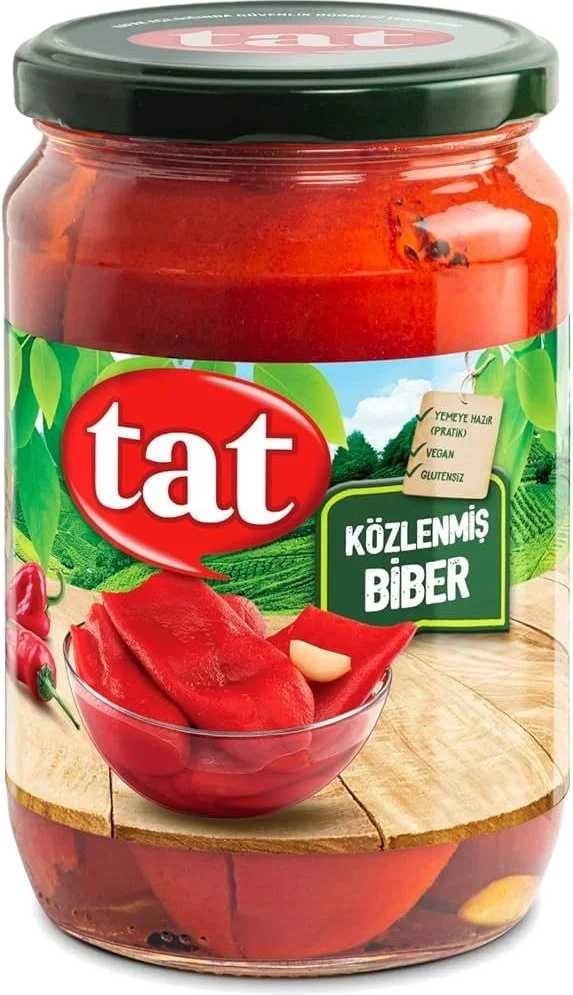 Tat Grillet Rød Paprika 670g
