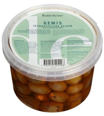 Ridderheims Oliven m/ Fetaost 1kg