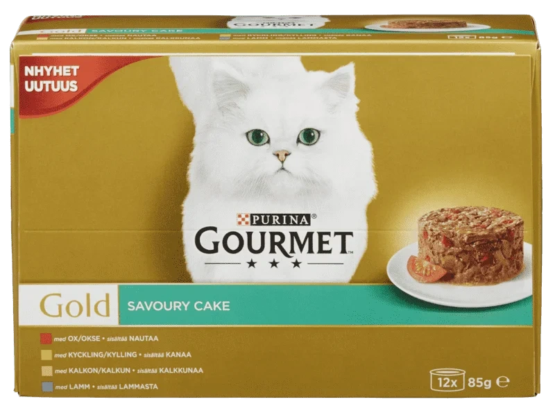 Gourmet Gold Savoury Cake 12pk 1020g