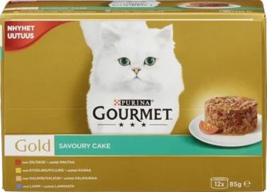 Gourmet Gold Savoury Cake 12pk 1020g