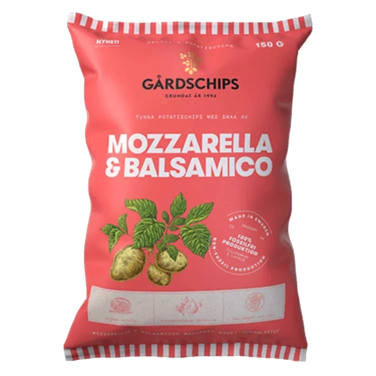 Gårdschips Mozzarella&Balsamico 150g