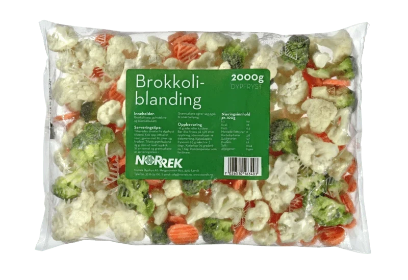 Brokkoliblanding 2kg Norrek