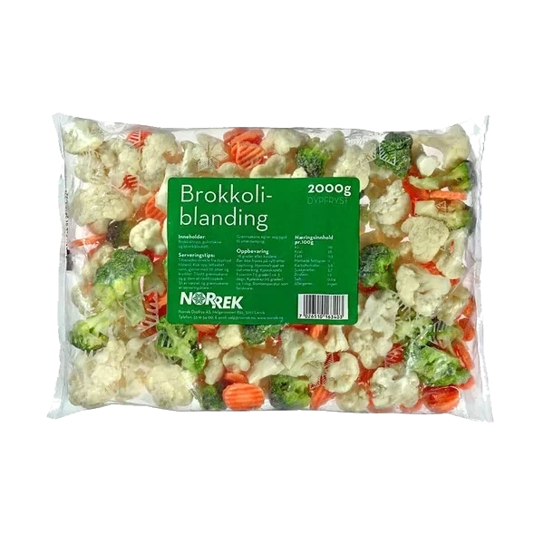 Brokkoliblanding 2kg Norrek