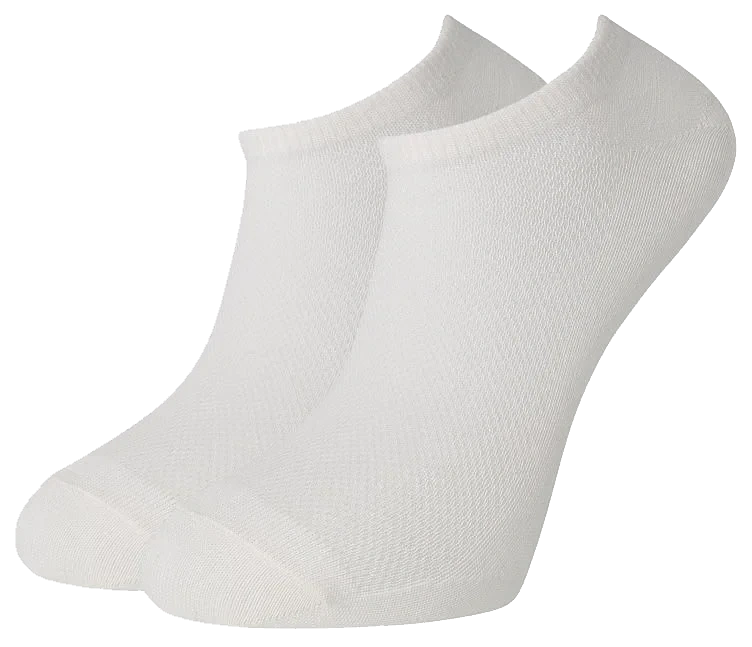 Wool Anklesocks X2 White 37-40 pr