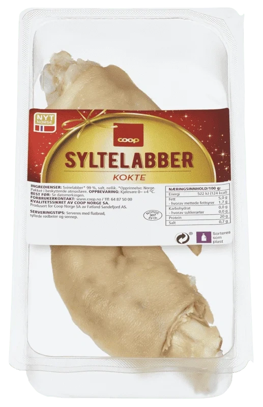 Coop Kokte Syltelabber ca 400g