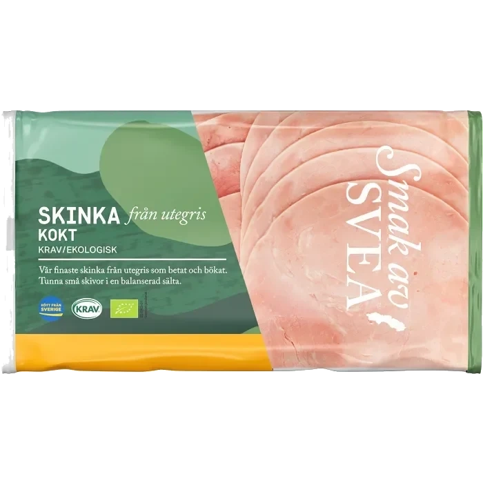 Kokt skinka KRAV 100g Smak av Svea