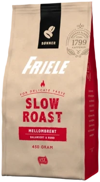 Friele Slow Roast Medium 450g Hele Bønner
