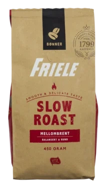 Friele Slow Roast Medium 450g Hele Bønner