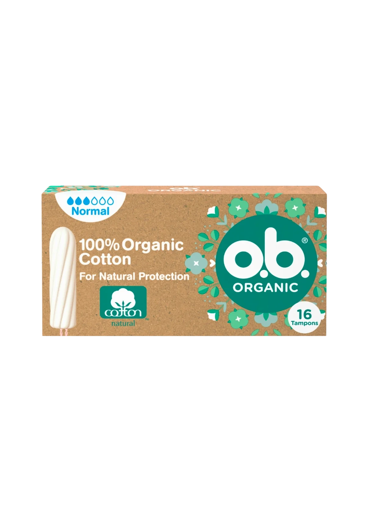 O.b Organic Normal 16stk