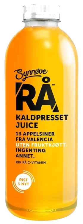 RÅ APPELSINJUICE 1 l kaldpresset