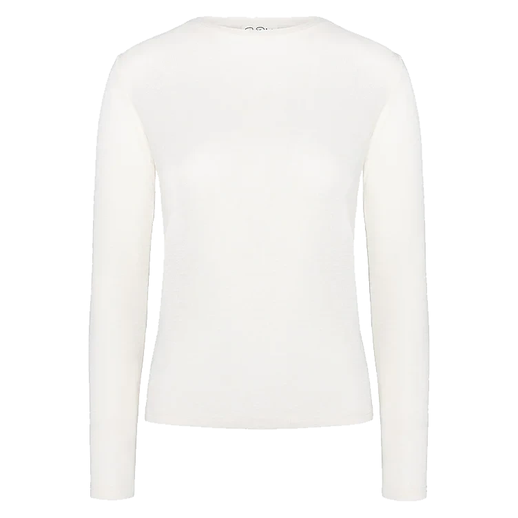 Wool Long Sleeve Off White Xl Pierre Robert