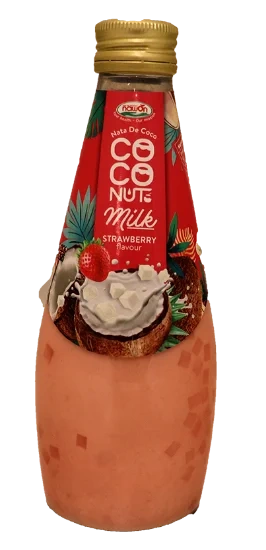 Nawon Strawberry Coconut Milk Nata de Coco 330 ml