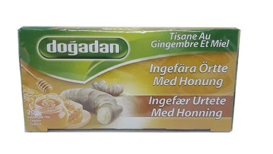 Dogadan Ingefær Urtete m/honning 40g