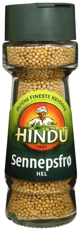 Sennepsfrø 50g glass Hindu