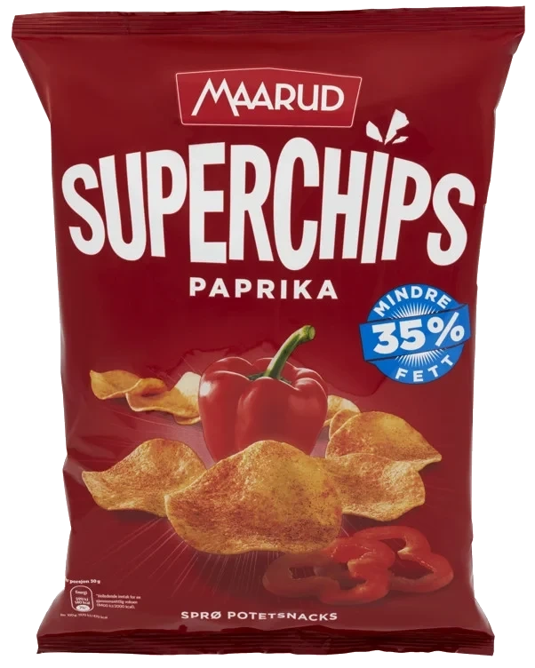 Superchips Paprika 140g Maarud