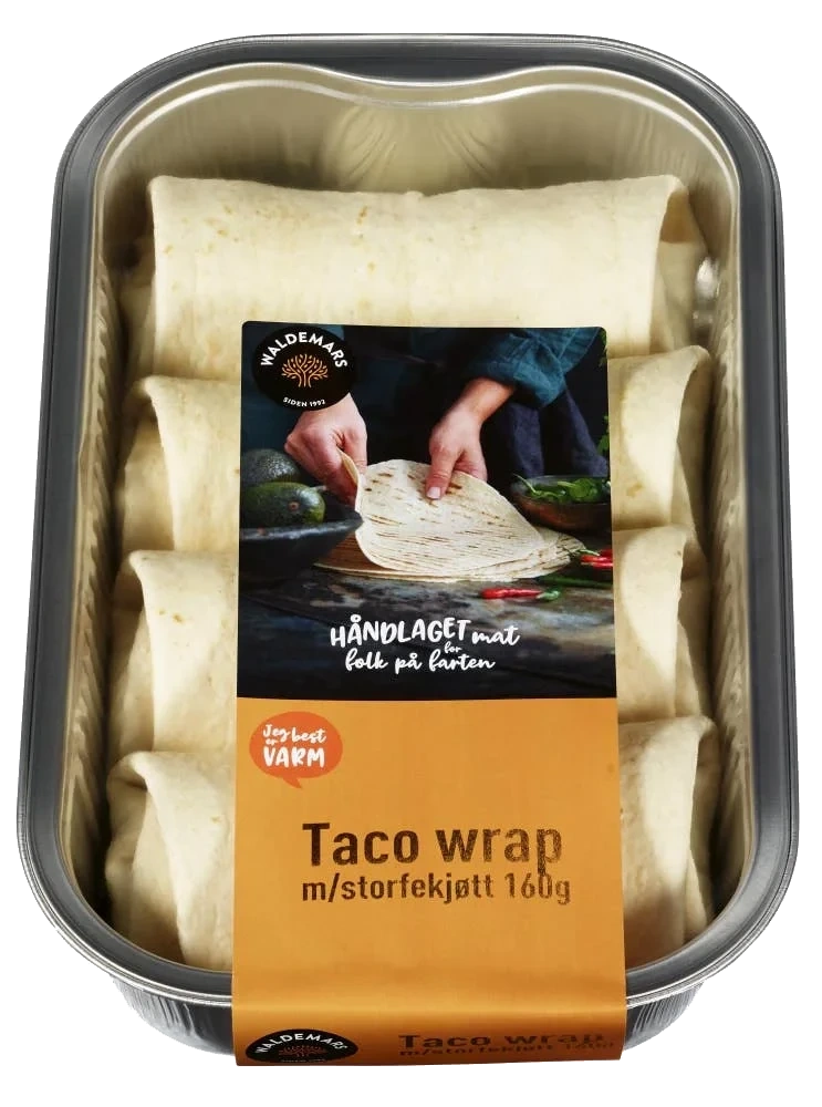 Taco Wrap med storfekjøtt