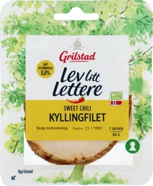 Lev Litt Lettere Sweet Chili Kyllingfilet 80g