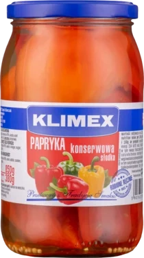 Paprika Konservert 850g Klimex