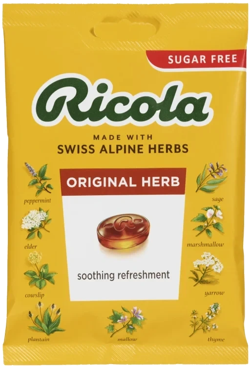 Ricola Original Herb Sf 68g Bag