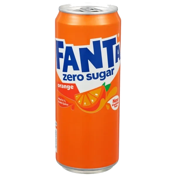 Fanta Orange Zero Sugar 0,33l boks