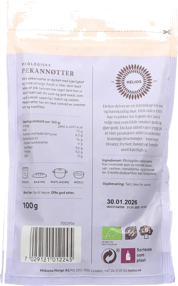 Økologiske pekannøtter
