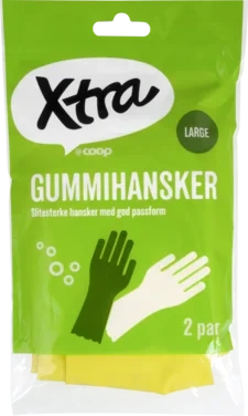 Xtra Gummihansker Large