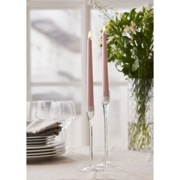 Antikljus LED Flamme Candy Rosa