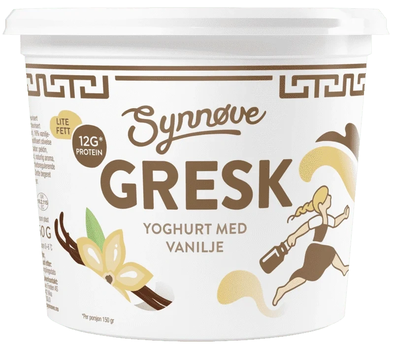 Synnøve Gresk Yoghurt Vanilje 750g