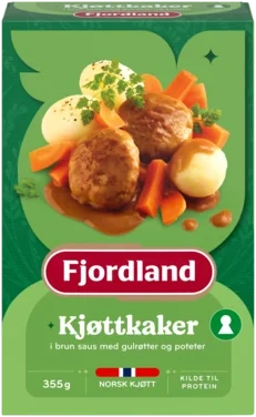 Kjøttkaker Liten Gulrøtter&Potet 355g Fjordland