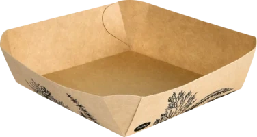Tray Alga Pap/seaweed 115x115x39 Brun