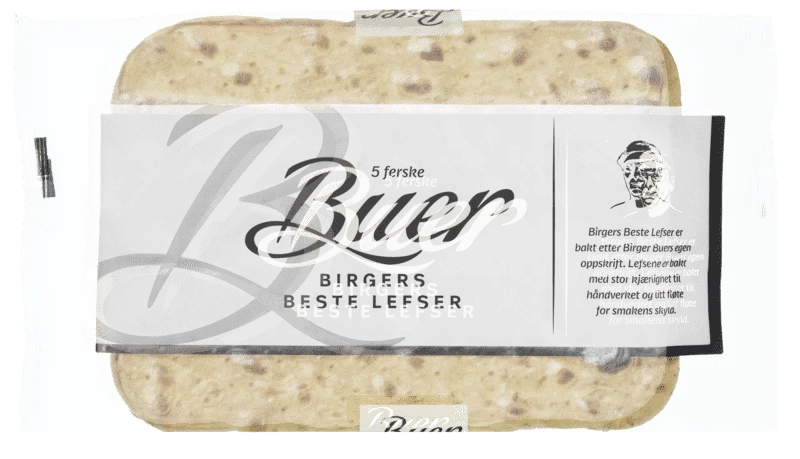 Birgers Beste Lefser 5stk Ferske Buer