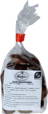 Den Gode Baker Spelt Peppernøtter Øko 100g