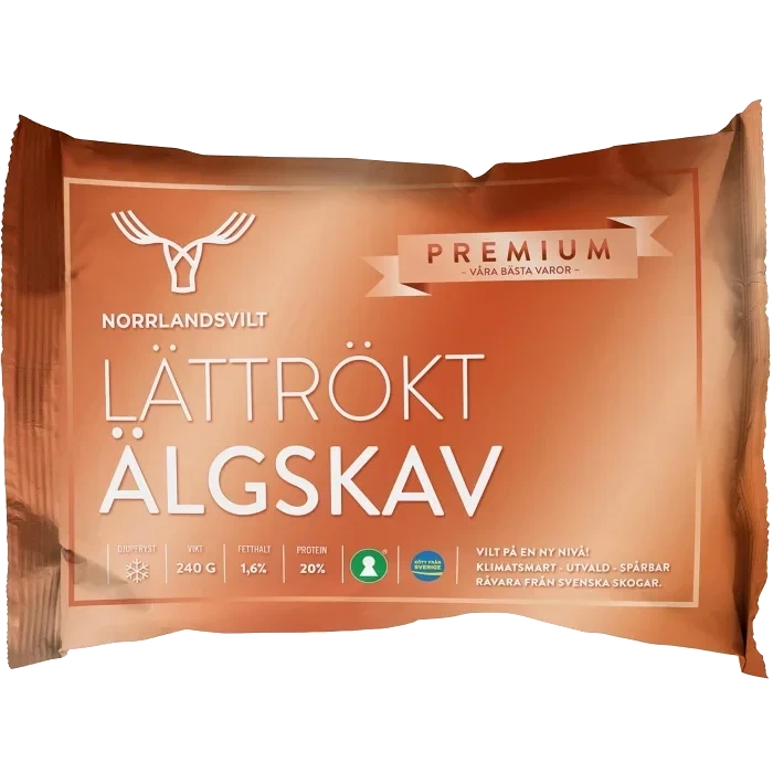 Älgskav lättrökt 240g Norrlandsvilt
