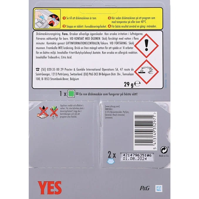 Diskmaskinsrengöring 2-pack