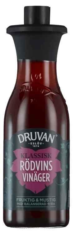 Rødvinseddik 300ml Druvan