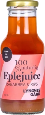 Eplejuicerabarbra & Rips 250ml Fl Lyngnes Gård