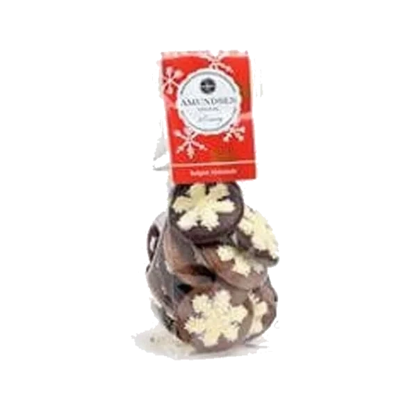 Belgisk Julesjokolade - Snøfnugg
