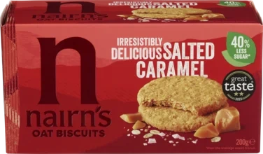 Nairn's Salted Caramel Oat Biscuits