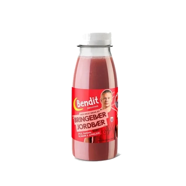 Bendit Smoothie Bringebær Jordbær 250ml