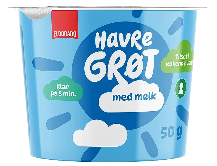 Havregrøt med Melk 50g Eldorado